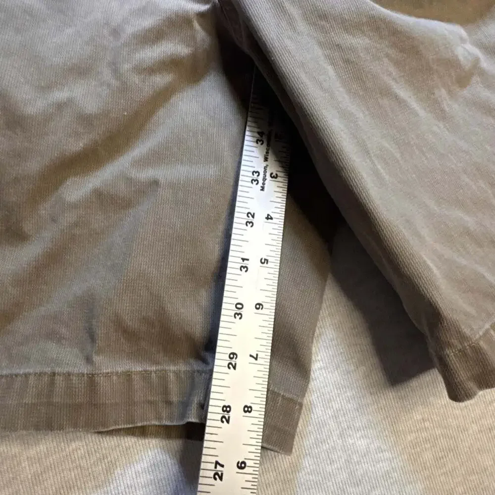 Big Dogs Vintage Tan Cargo Shorts Elastic Waist Mens Size XL